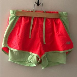 {New Balance} Neon Running Shorts